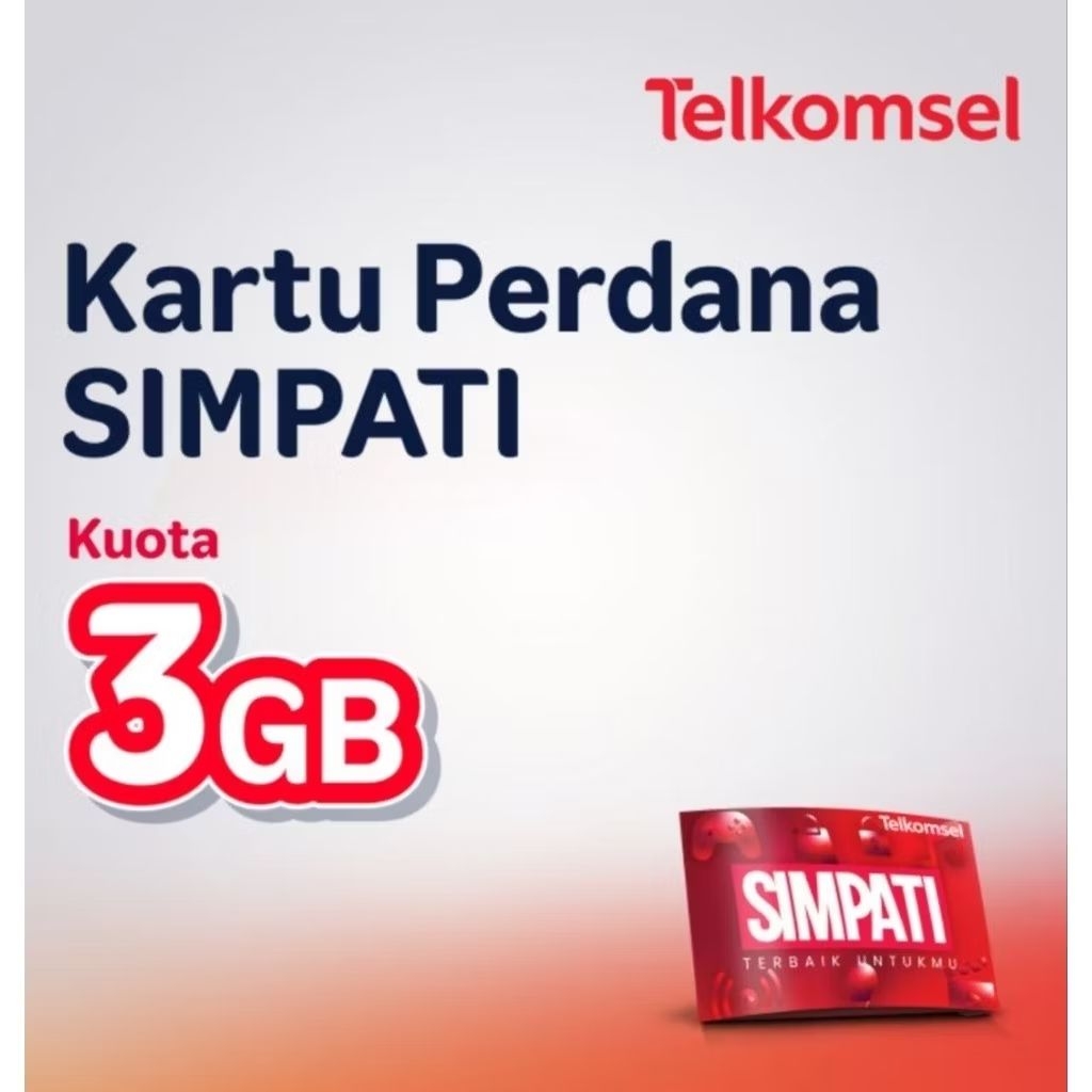 SUDAH REGISTRASI SIAP PAKAI PROMO BESAR KARTU PERDANA SIMPATI TELKOMSEL 3 GB (NOMOR CANTIK 11 NOMOR)