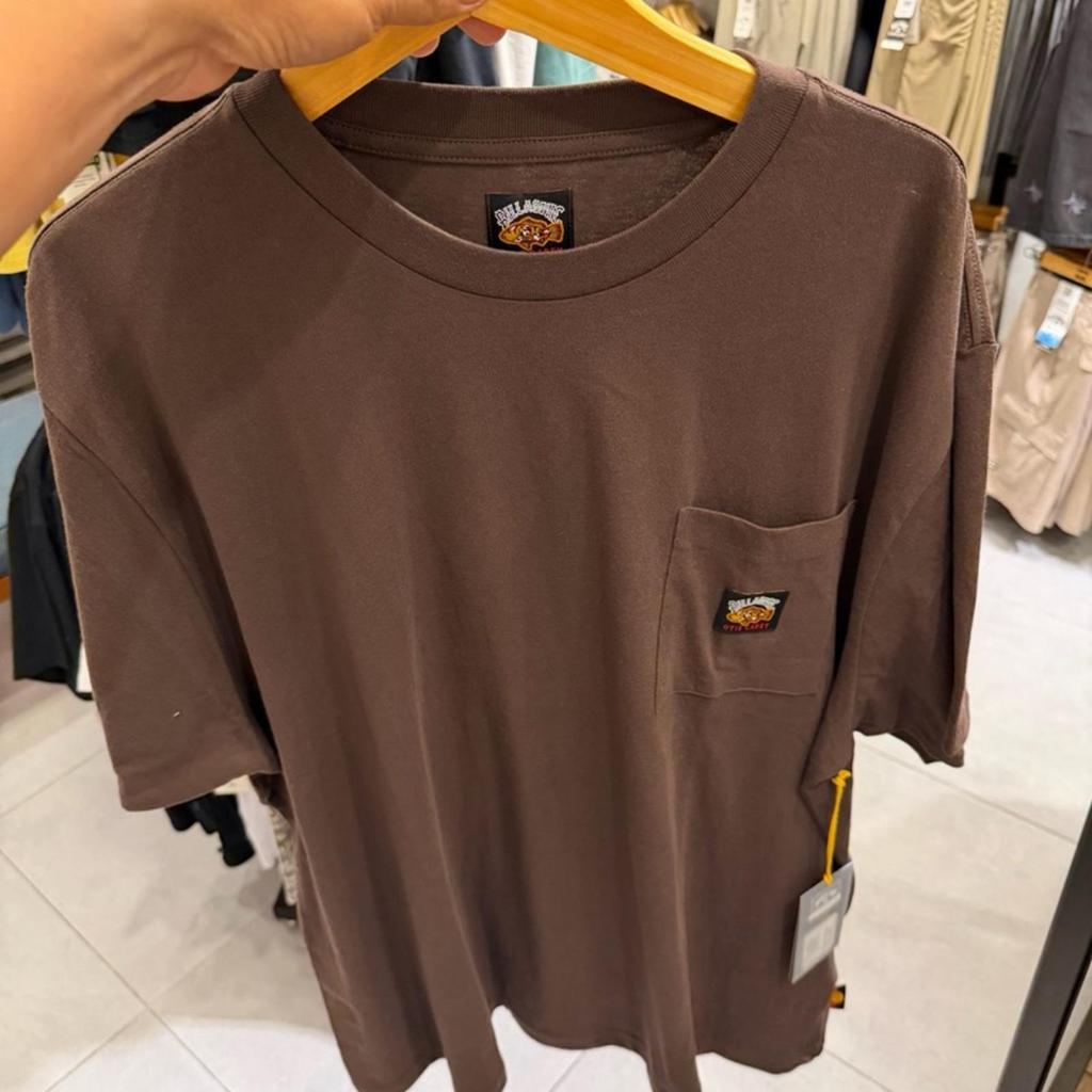 Kaos Pria Billabong Original Otis Pocket Tan