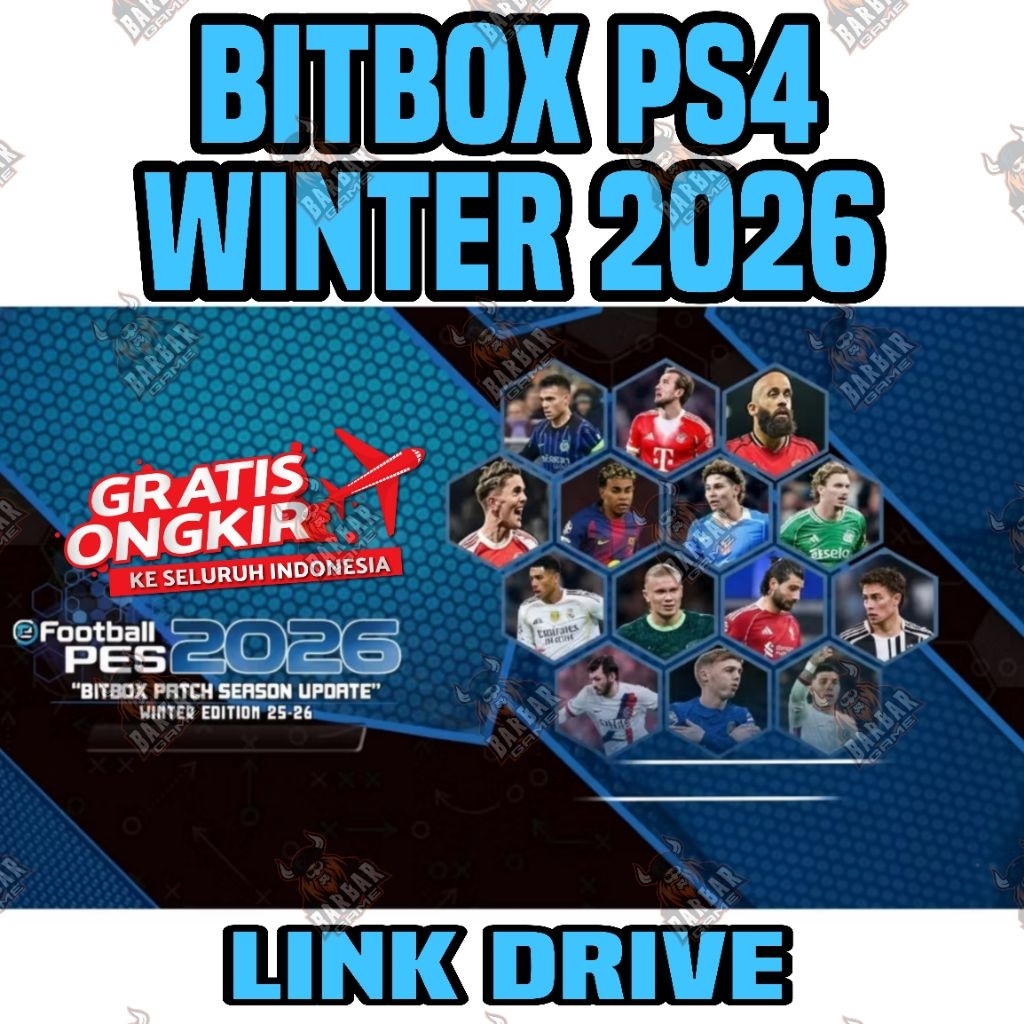 New PS4 HEN GAME BOLA PES - BITBOX PATCH WINTER 2026 - ready game ps3 cfw hfw hen bitbox gembox