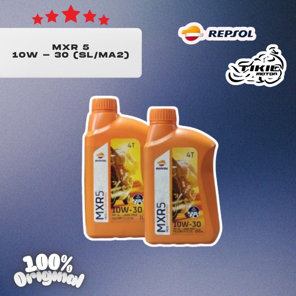 OLI REPSOL MXR 5 10W-30 (SL/MA2)