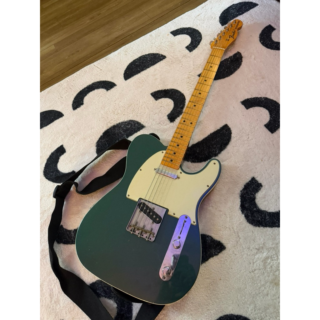 fender telecaster eross signature sherwood metalic