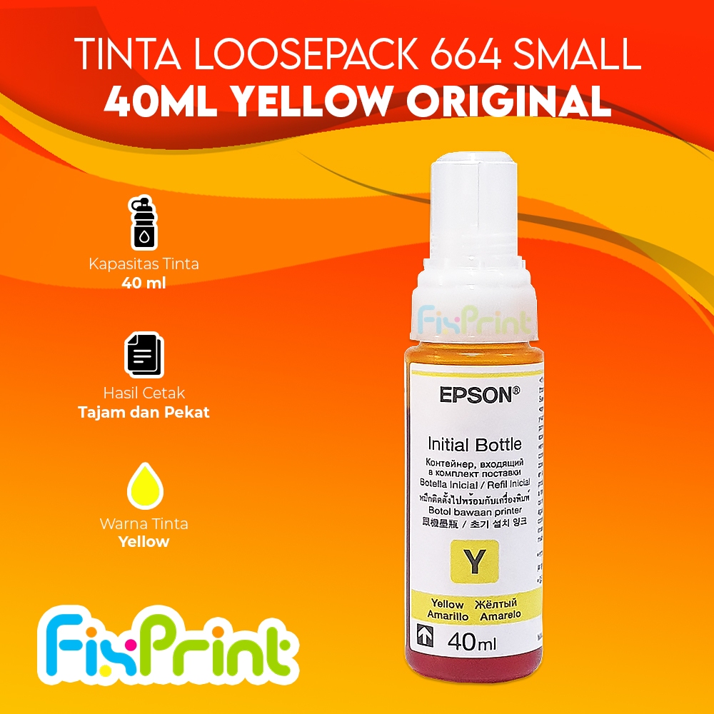 Tinta Original Epson 664 Loosepack 40ml L120 L121