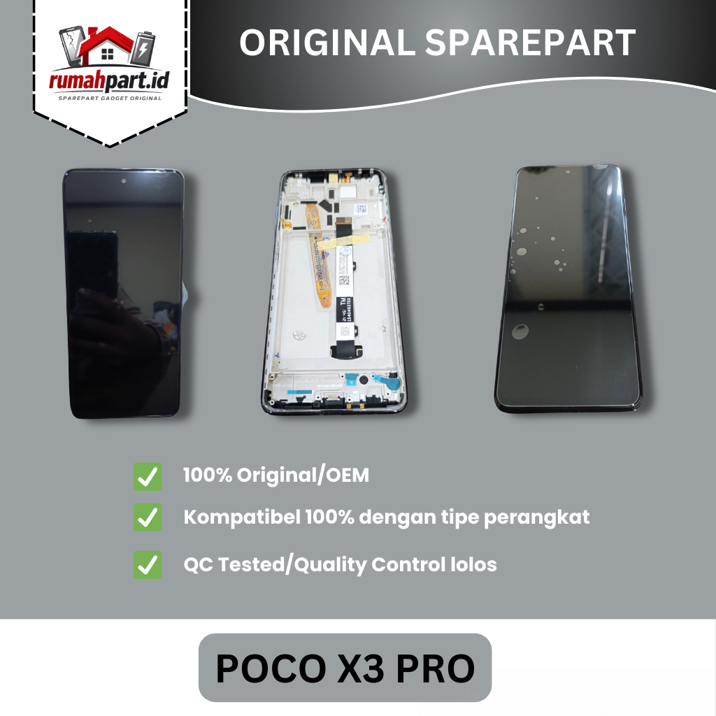 LCD + FRAME POCO X3 ORIGINAL