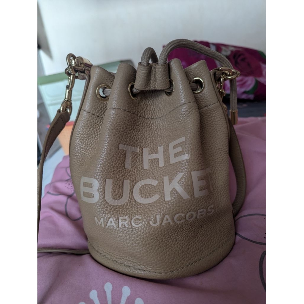 Tas MJ the Marc Jacobs the leather mini camel preloved bekas authentic asli original tas kulit