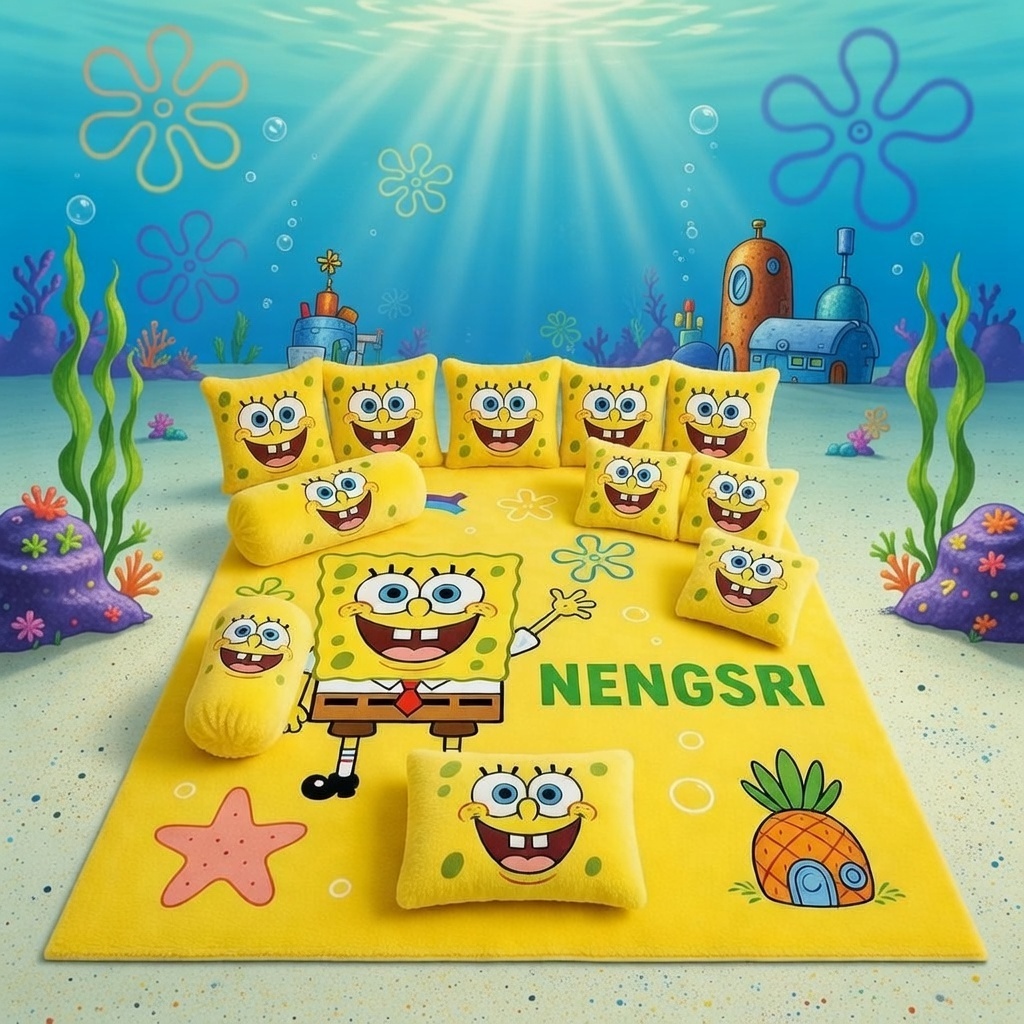 PREMIUM Surpet Karakter Full Set 200x140x5 cm GRATIS ONGKIR