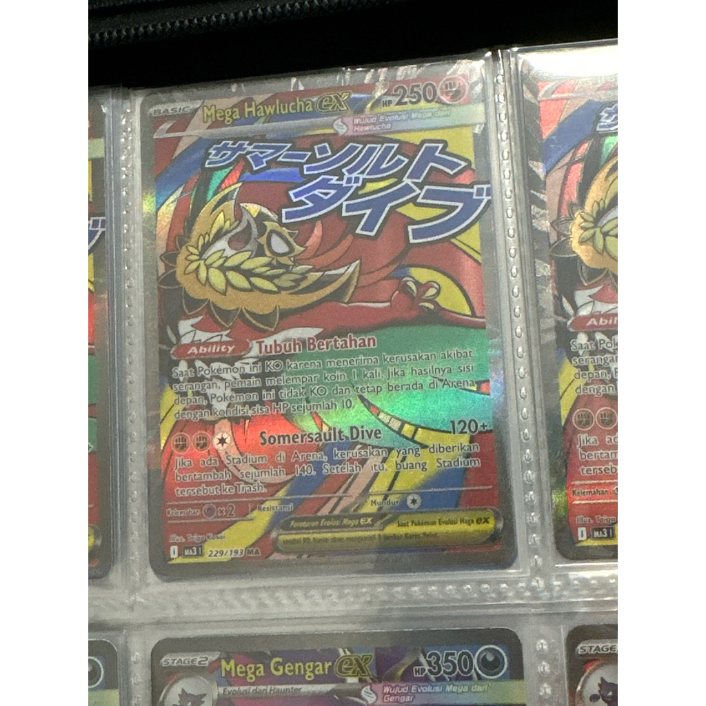Kartu Pokemon Mega Impian ori MA3 MA mega hawlucha 229