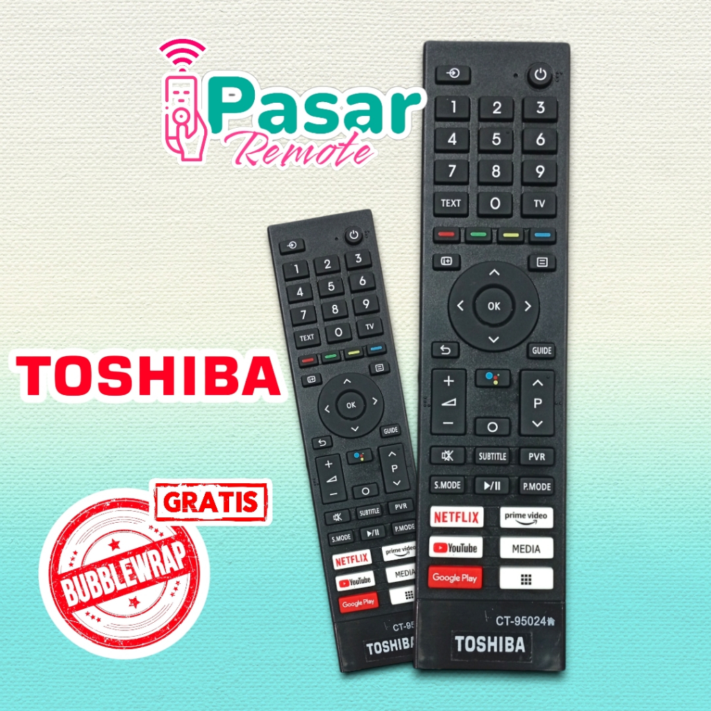 REMOTE TOSHIBA TV LED SMART / ANDROID TV
