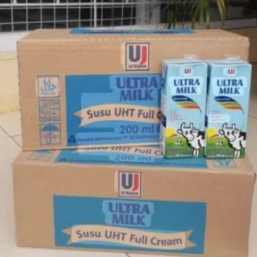 Susu ultra milk full cream 200 ml