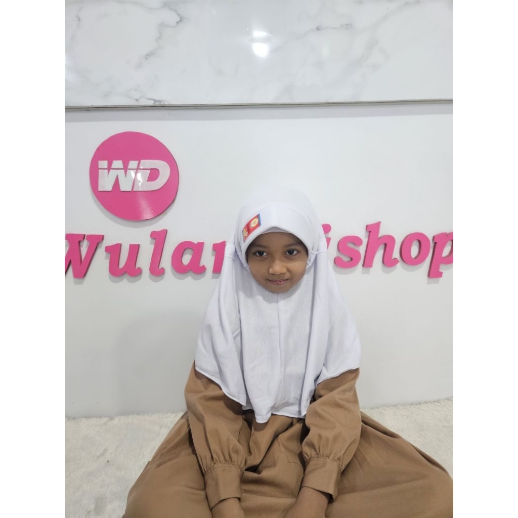 Kerudung Hijab sekolah rabbani El Rahma Original