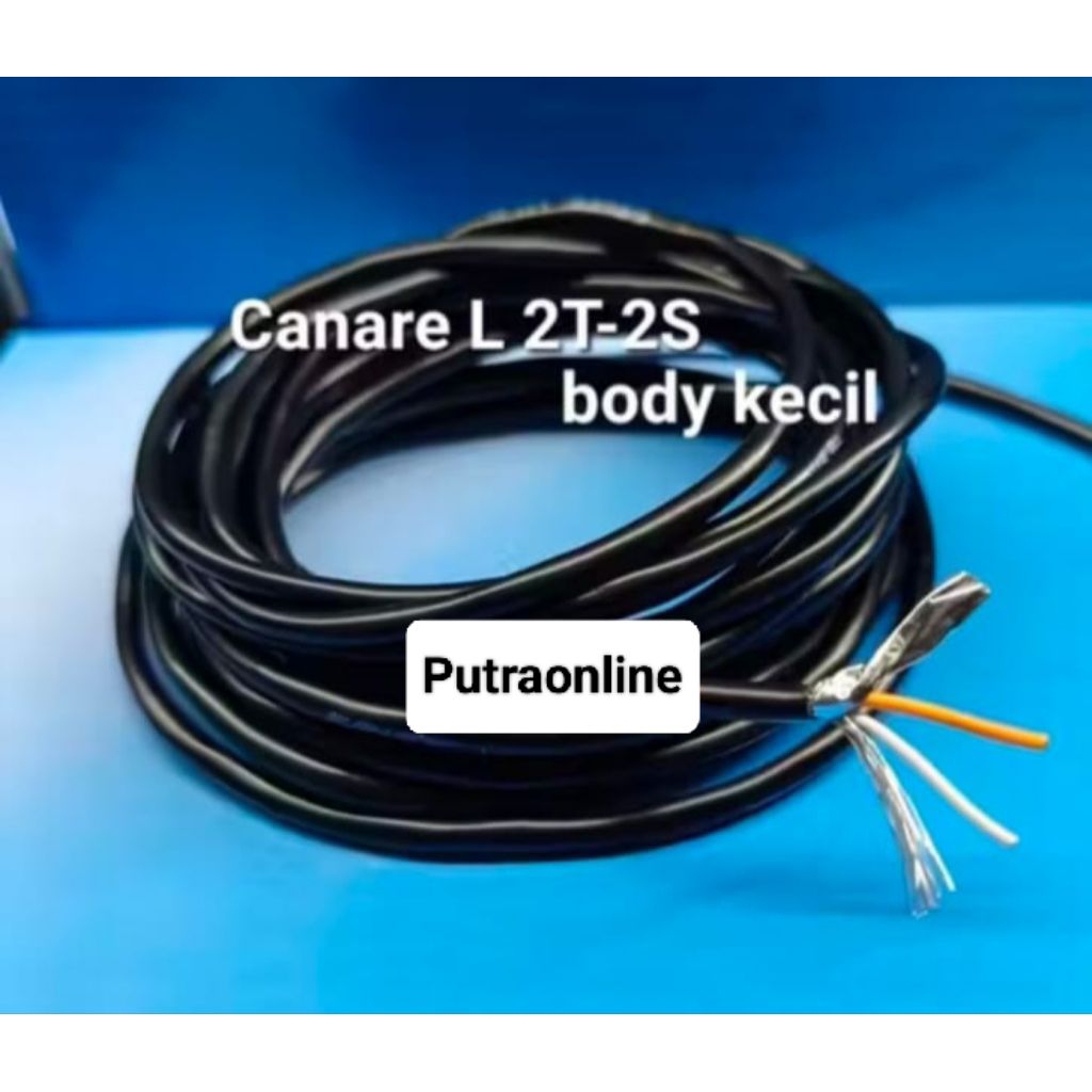 Kabel Mic Audio Canare L2T-2S Body Kecil ( 1 meter ) Kabel Audio