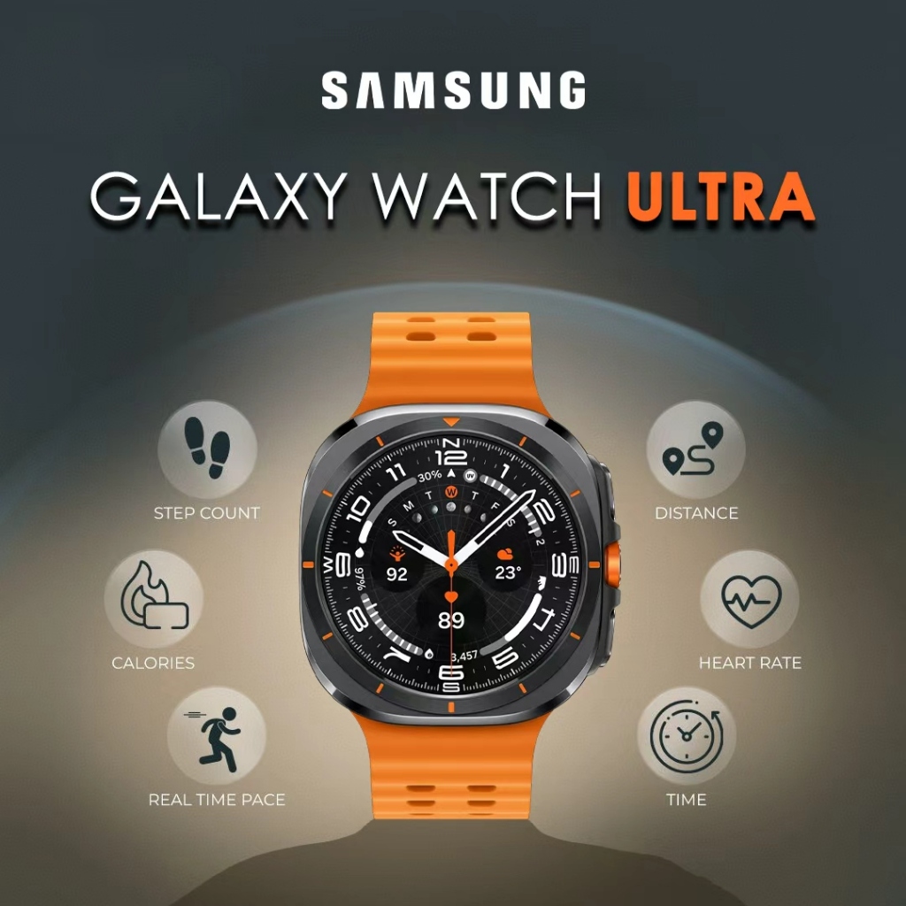 Samsung Galaxy Watch Ultra 47mm Waterproof Bluetooth SmartWatch Jam Tangan Wanita Jam Tangan Pria Wa