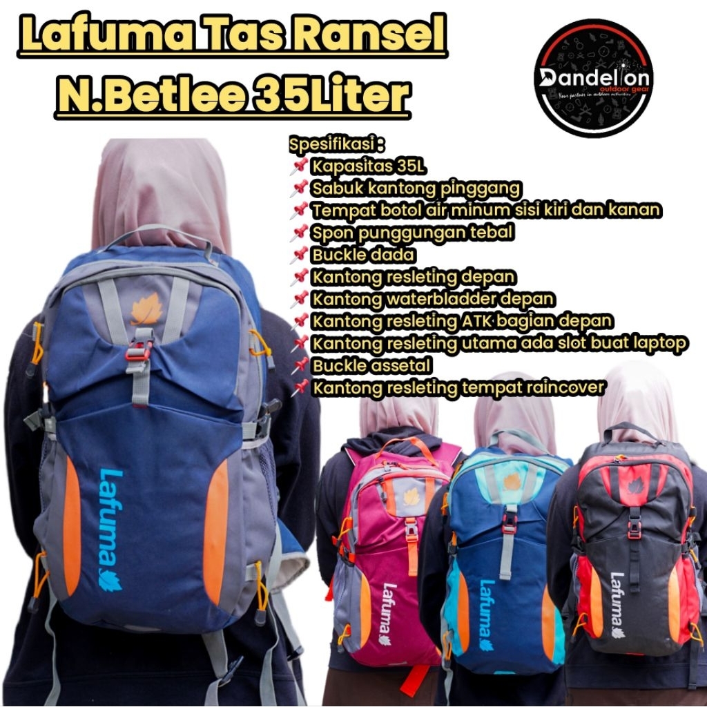 Lafuma Tas Daypack Ransel N.Betlee 35Liter