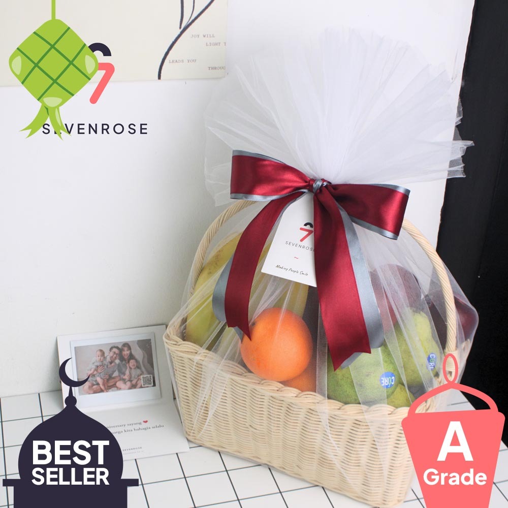 Hampers Buah Premium / Parcel Buah Segar Cantik / Parcel Buah Lamaran dan Untuk Rumah Sakit