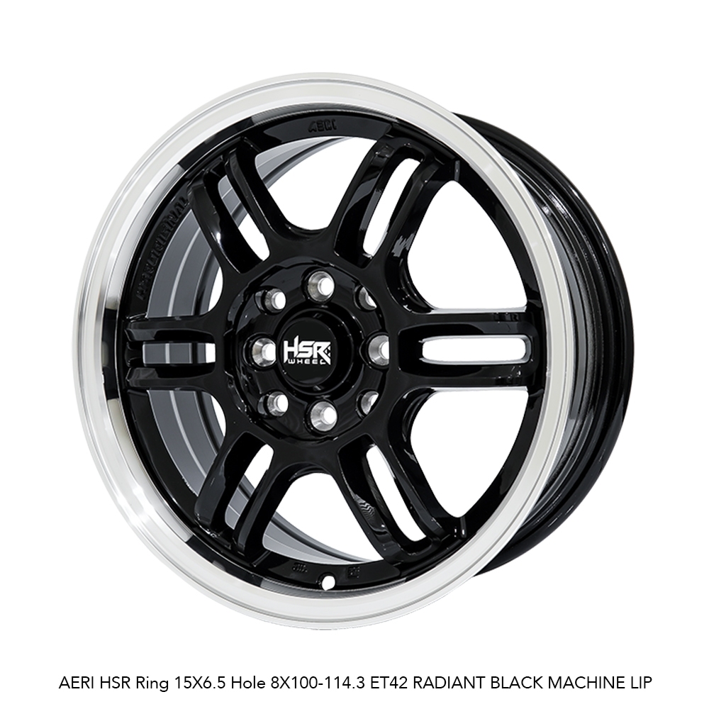 velg ring 15 HSR AERI untuk avanza xenia baleno mobilio dll model velg rpf1 r15