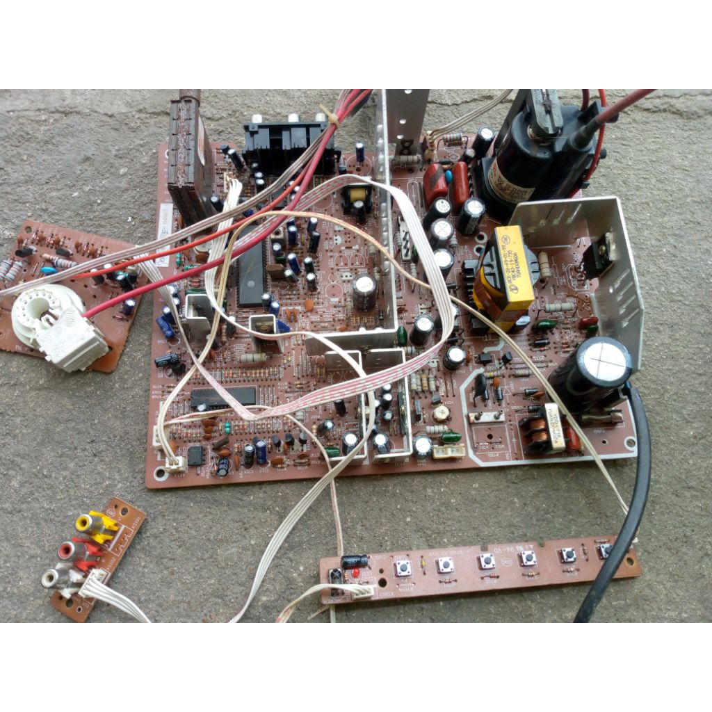 Mesin TV tabung 14-21inc merk cina, advance ,normal.