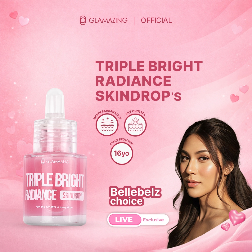 [LIVE EKSKLUSIF BELLEBELZ]  Skindrop Series - Serum All Skin Type- Triple Bright Radiance, Acne care