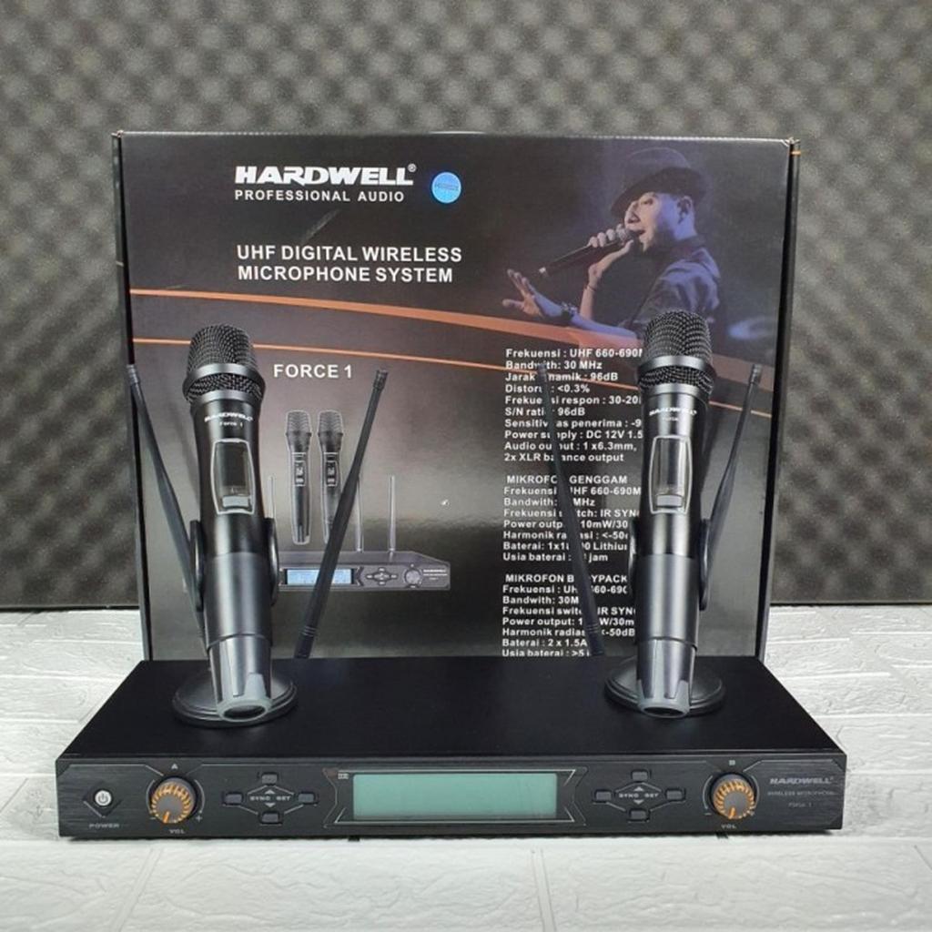 Mic wireless Hardwell Force 1 original hardwell force 1 handheld FORCE1 | MELODY CLASSIC
