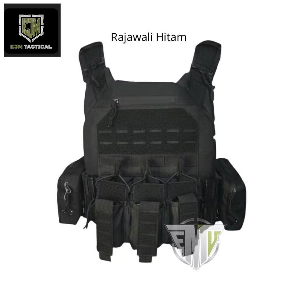 ROMPI BODYVEST RAJAWALI TNI POLISI DOUBLE QUICK RELEASE ROMPI ANTI PELURU BODYVEST HITAM