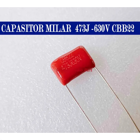 KAPASITOR MILAR 473J 630V CBB22 MYLAR 473J 630V KAPASITOR MILAR 473J 630V CBB22 MYLAR 473J 630V