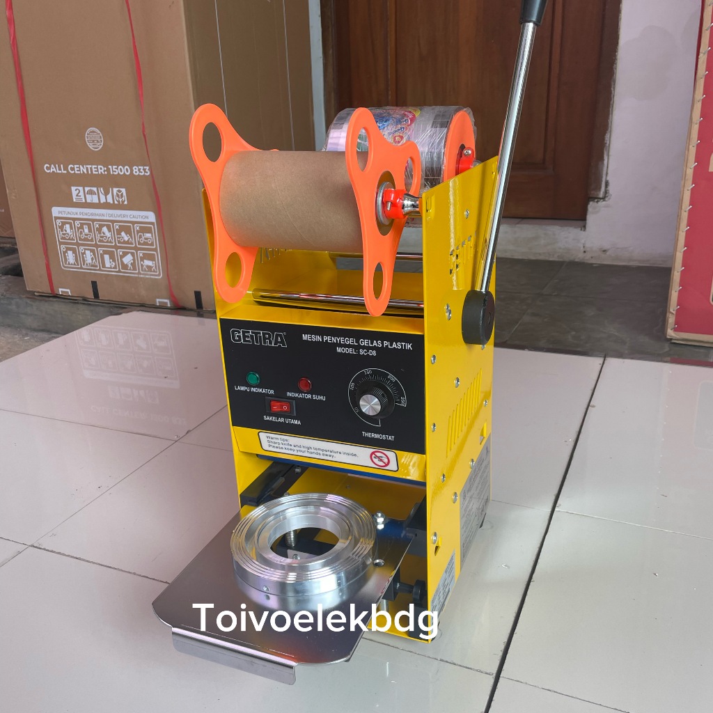 CUP SEALER GETRA SCD8H PENYEGEL MINUMAN CUP SEALER GETRA SEALER CUP JUS GETRA