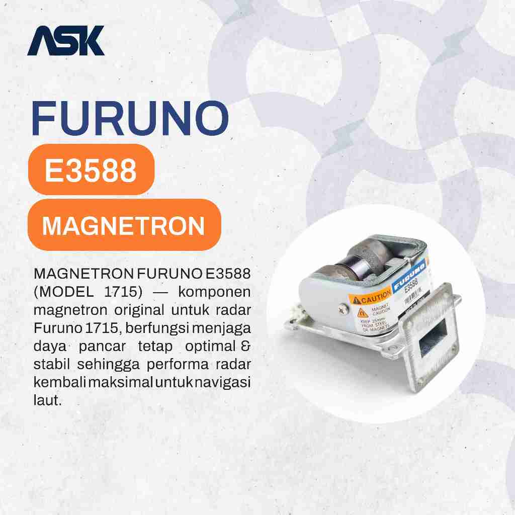 MAGNETRON FURUNO E3588 Pengganti Model 1715