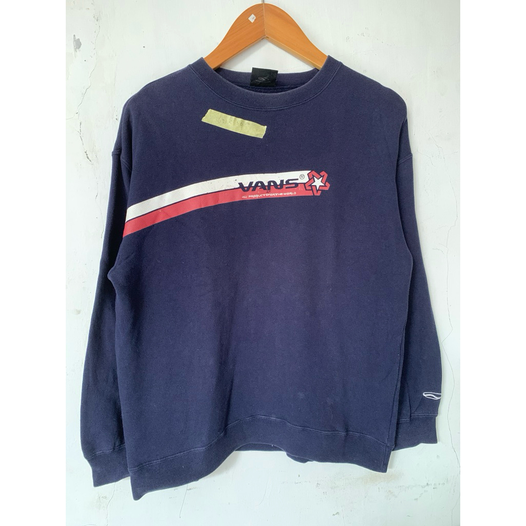 crewneck vans size medium original preloved