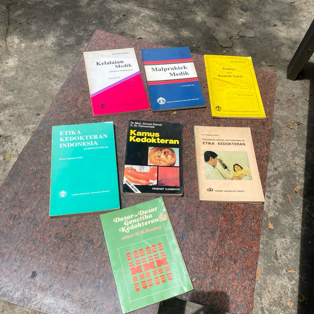 Kumpulan Buku Etika Kedokteran, Malpraktek & Hukum Medis Lengkap – Kelalaian Medik, Malpraktek Medik