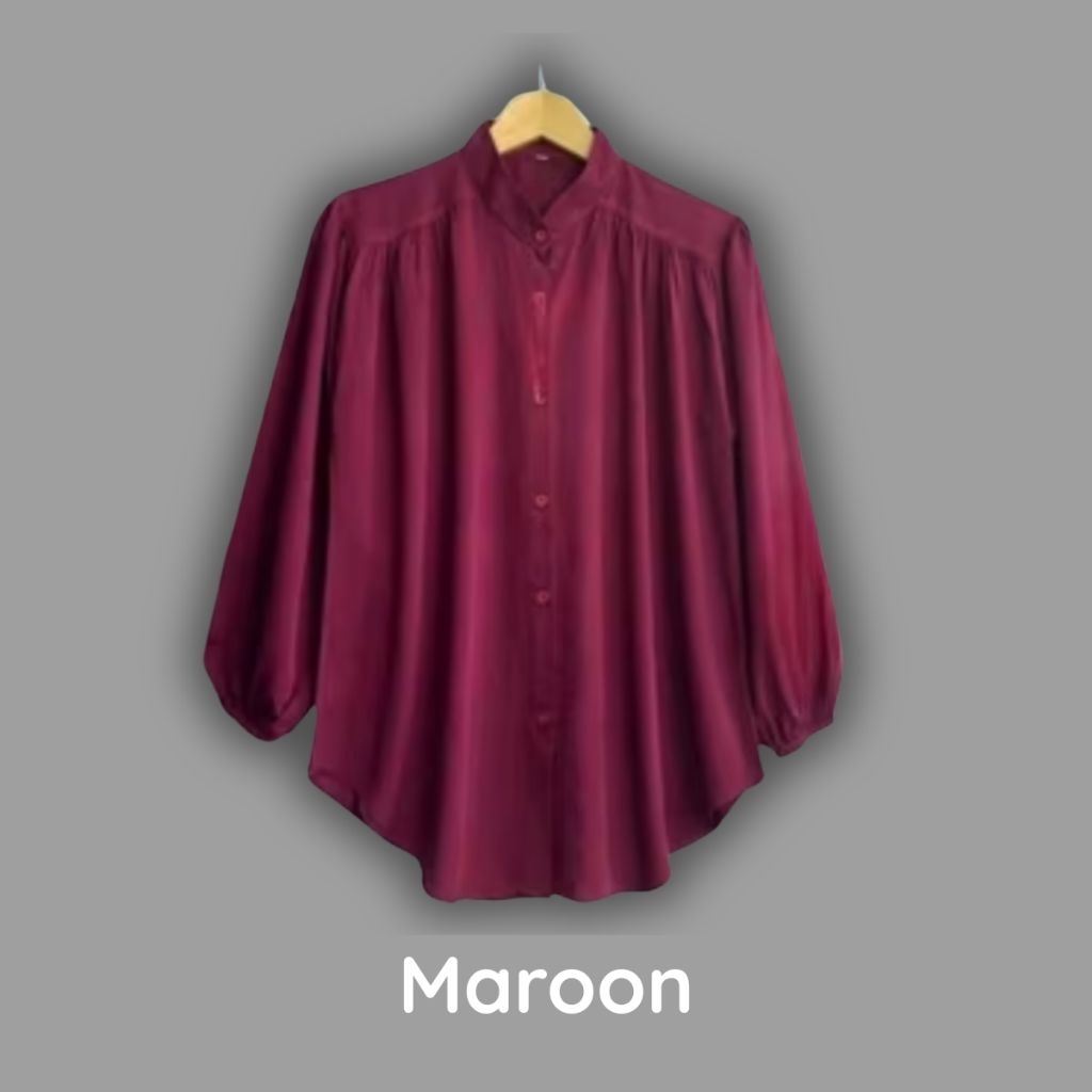 KEMEJA WANITA AMEENA BLOUSE BAHAN RAYON JATUH LEMBUT PREMIUM