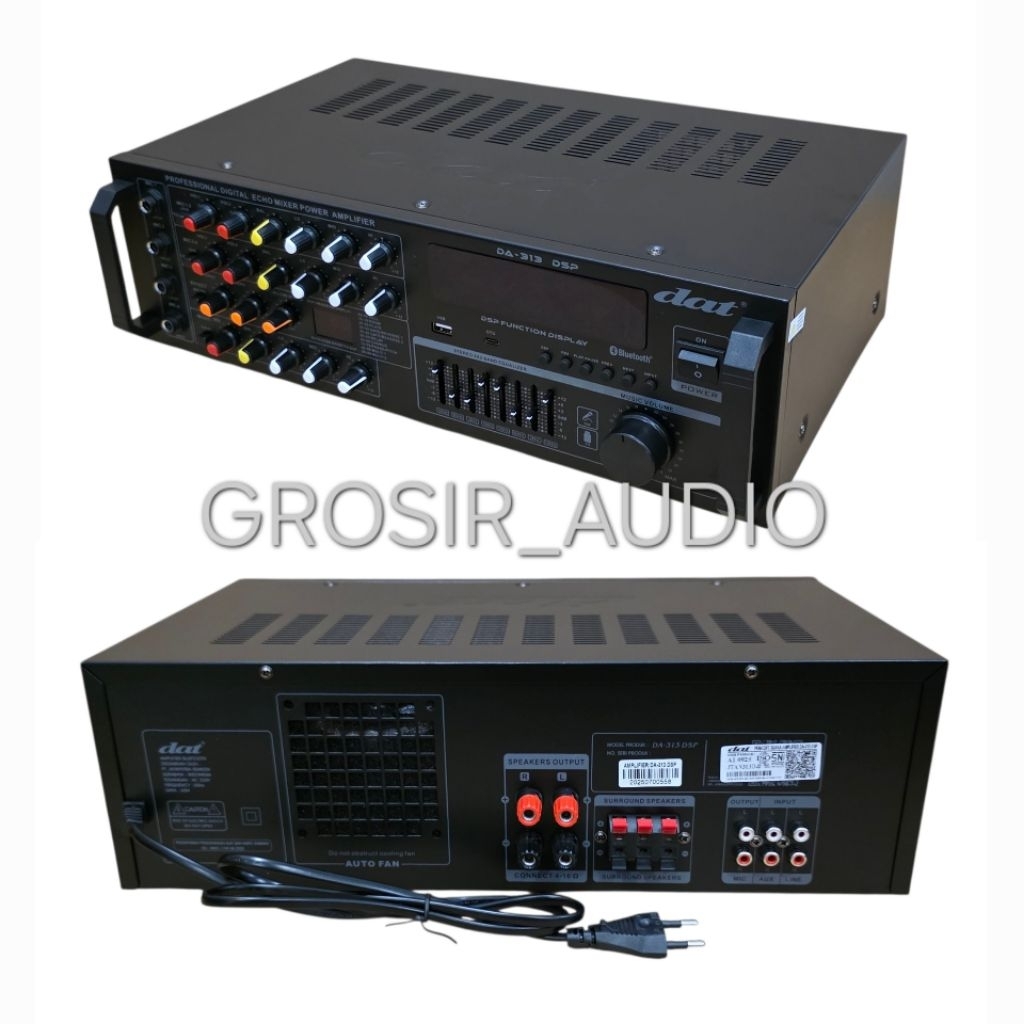 DAT AMPLY DA- 313 DSP ,DAT DA313 ,DAT ,AMPLIFYER DAT DA 313 ,POWER DAT 313 ORIGINAL