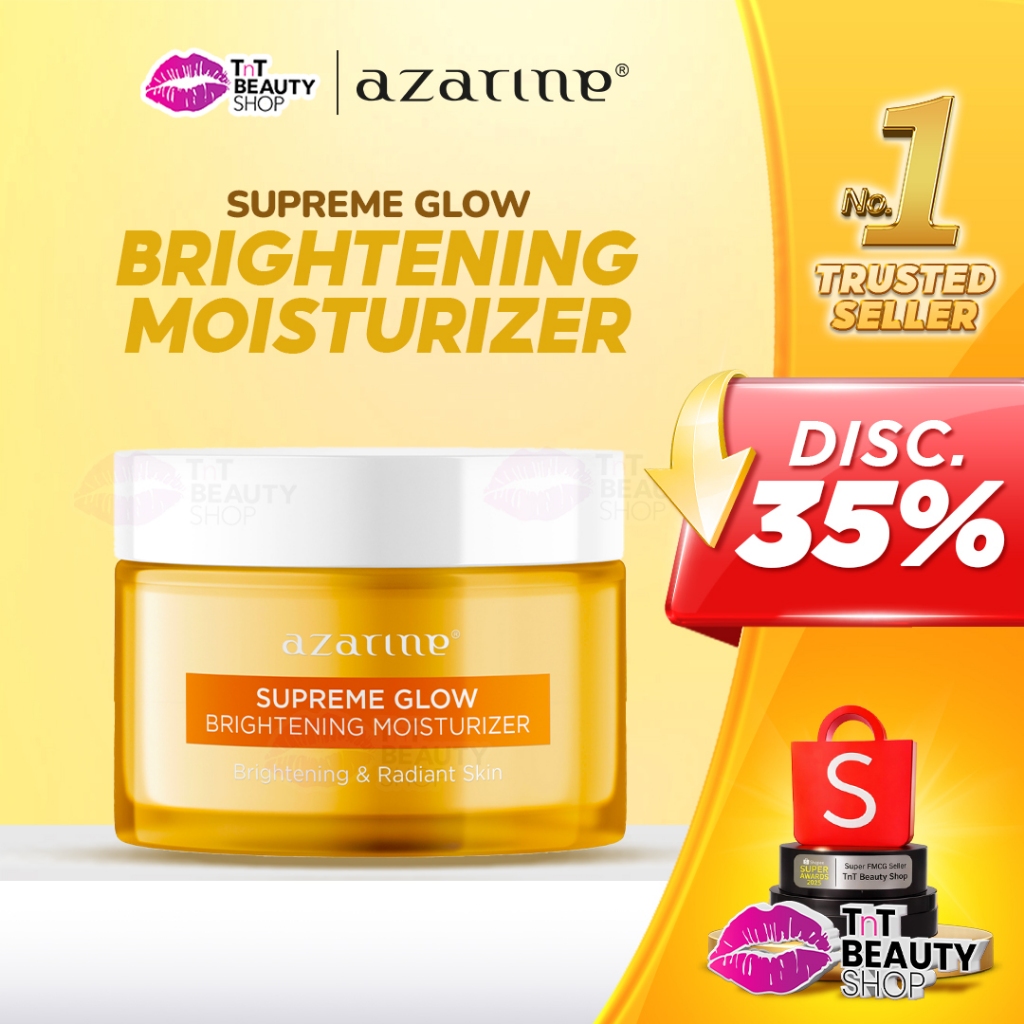 Azarine Flawless Glow Skin Azarine Supreme Glow Moisturizer Mencerahkan | TnT Beauty Shop