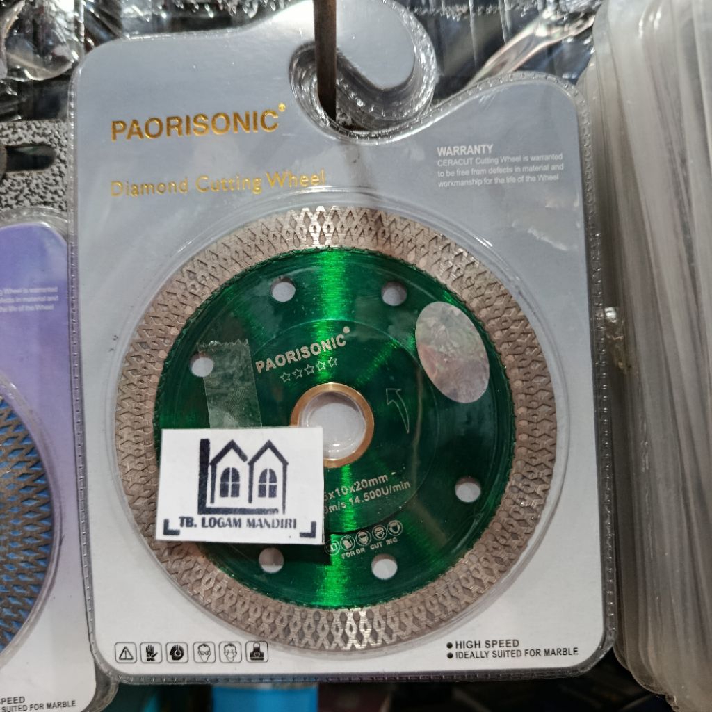 Diamond Wheel Turbo Paori Paorisonic Mata Gerinda Potong Keramik Granit