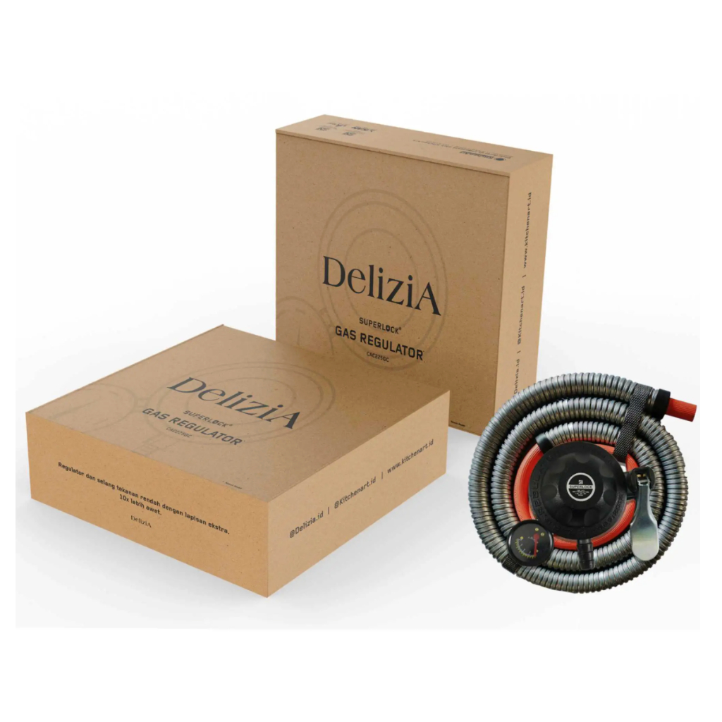 Delizia Regulator Gas / Gas Regulator with SuperLock Safety System , CAC225GC