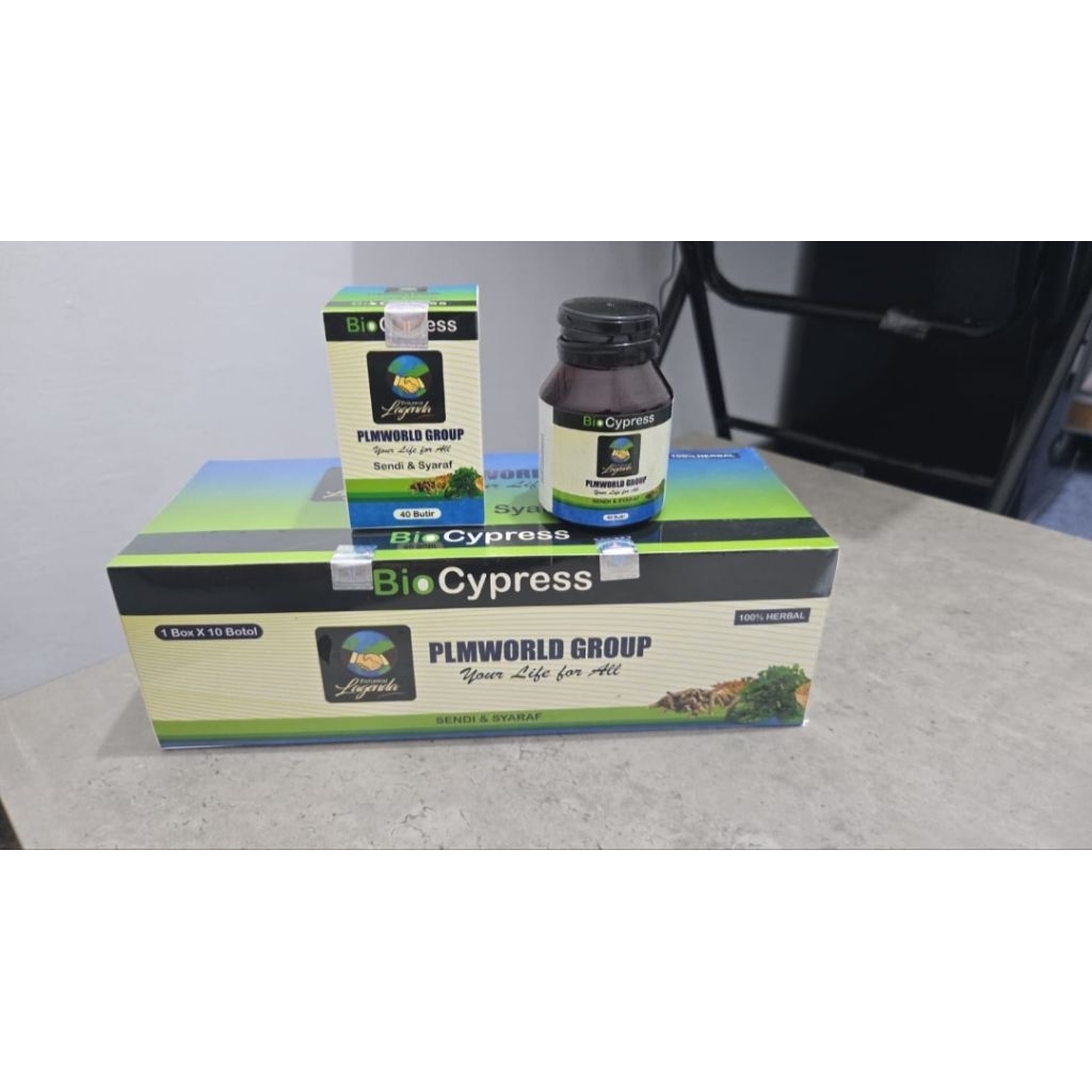 pill hitam BioCypress BPOM TR245008871 kemasan 1 botol 40 pill