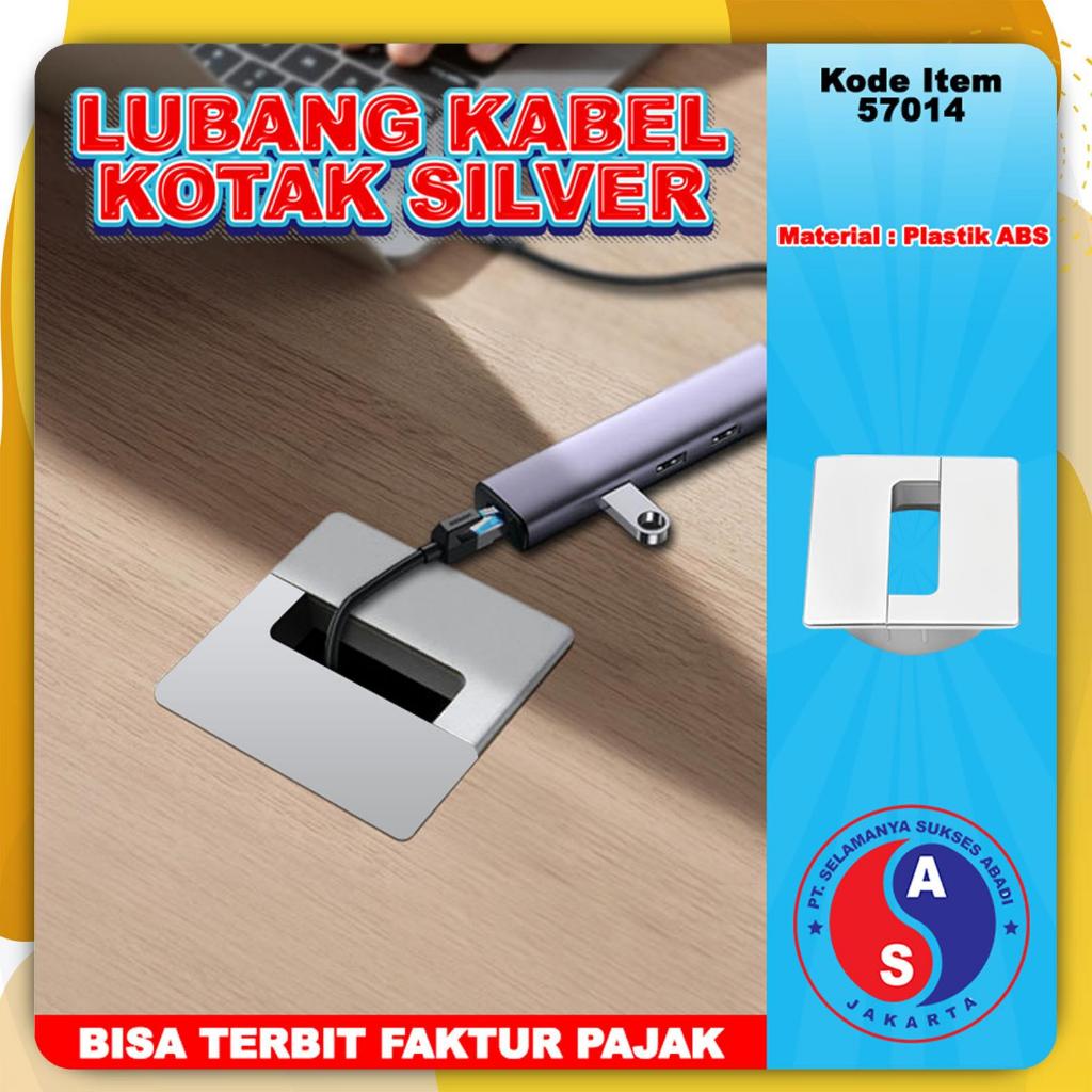Lubang kabel kotak alumunium/lubang kabel meja kantor