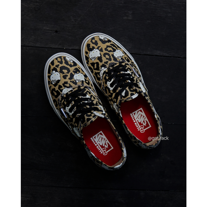 VANS AUTHENTIC LEOPARD x HELLO KITTY RARE ITEM LANGKA Preloved 100% Original - GR00045