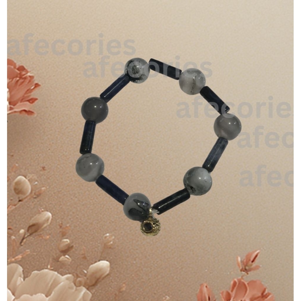 GELANG BATU ALAM MIX - SWAROVSKI KRISTAL ASLI