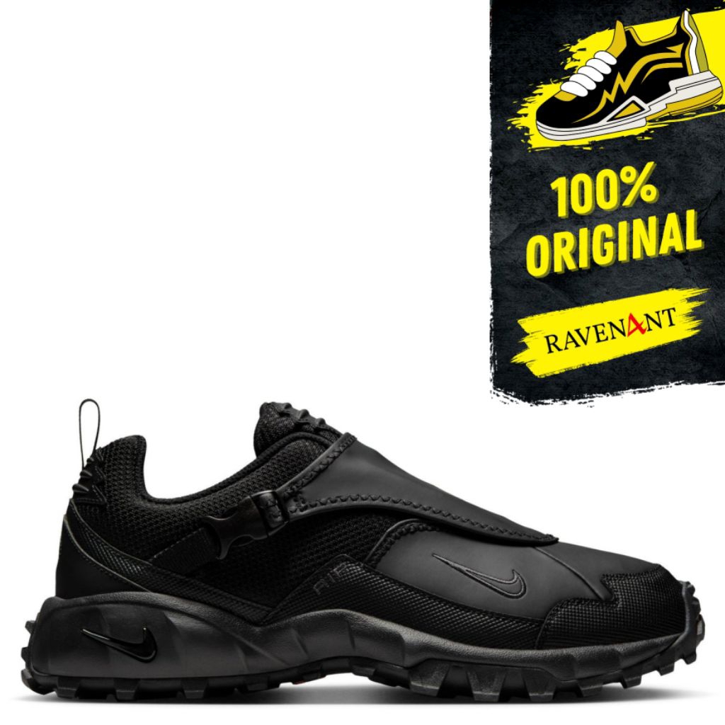 NIKE ACG Phassad Triple Black ORIGINAL - Sepatu Sneakers Trail Running Pria