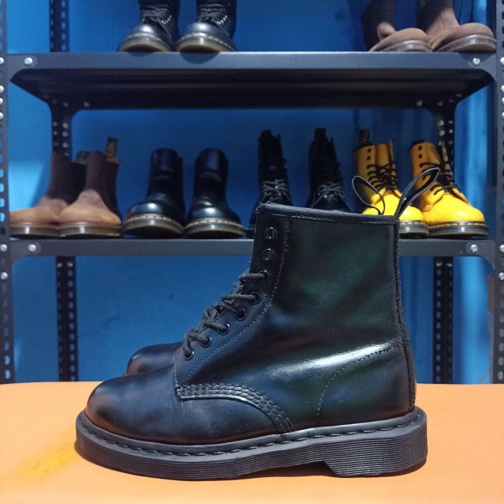 Dr Martens 1460 Mono Black Smooth Leather Size 41 docmart dr. martens