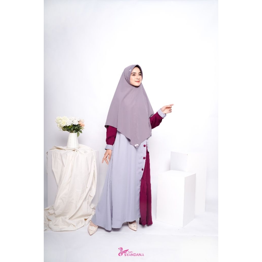 Halwa Dress Hijab Syandana (Dress Saja)