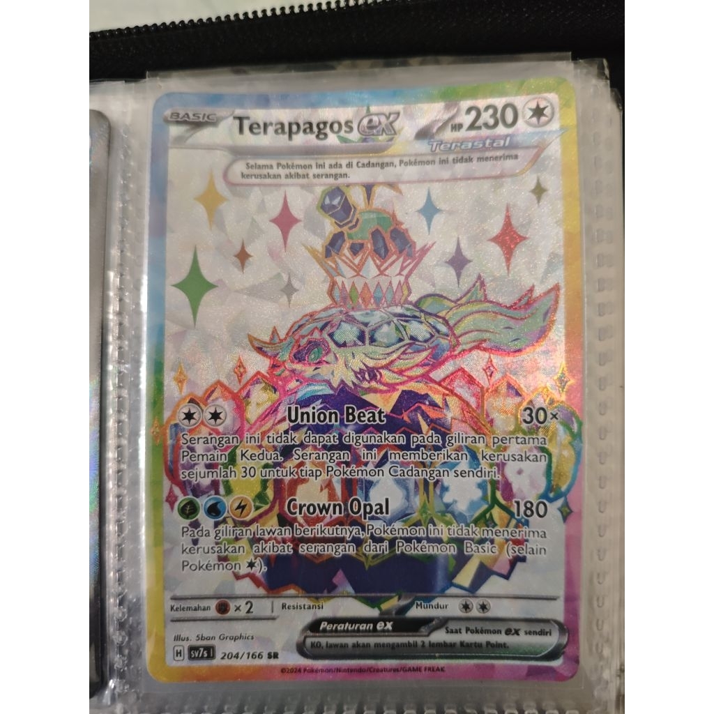 Terapagos ex SAR Pokemon TCG Indonesia (Bimbingan Rasi)