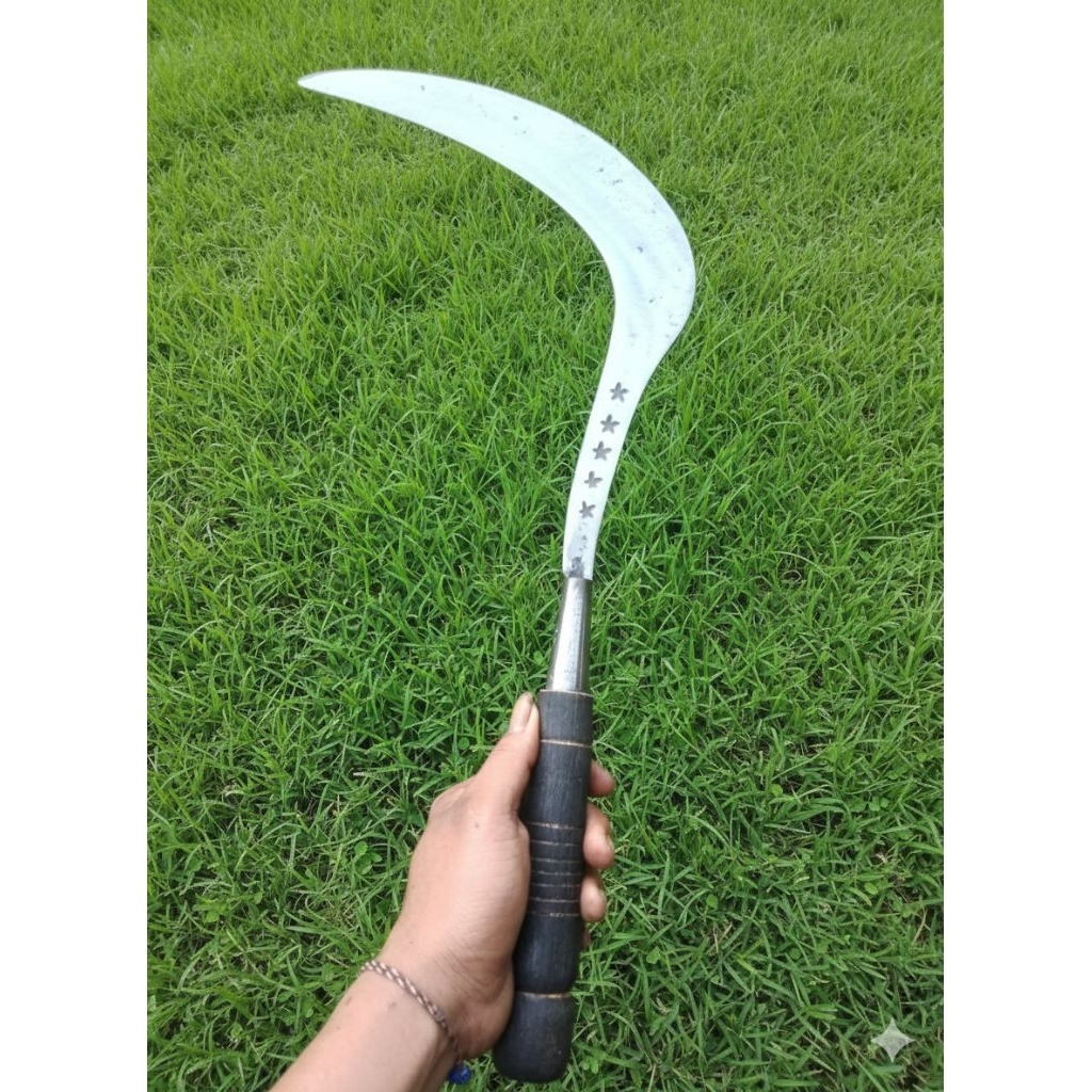 alat berkebun sabit rumput bintang 5