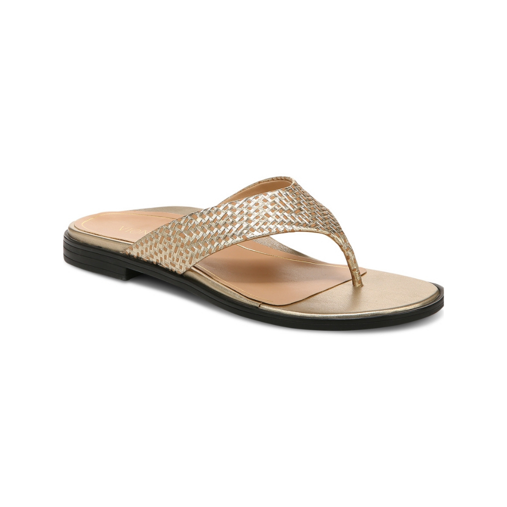 Vionic Agave Gold Sandal Wanita