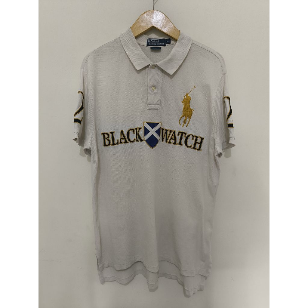 Polo Shirt Polo Ralph Lauren Blackwatch Series White XL