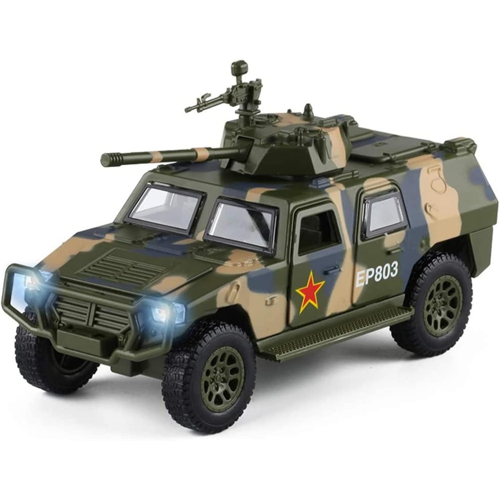 Diecast Jeep Dongfeng Military Toys Truck Army Fighter Tank