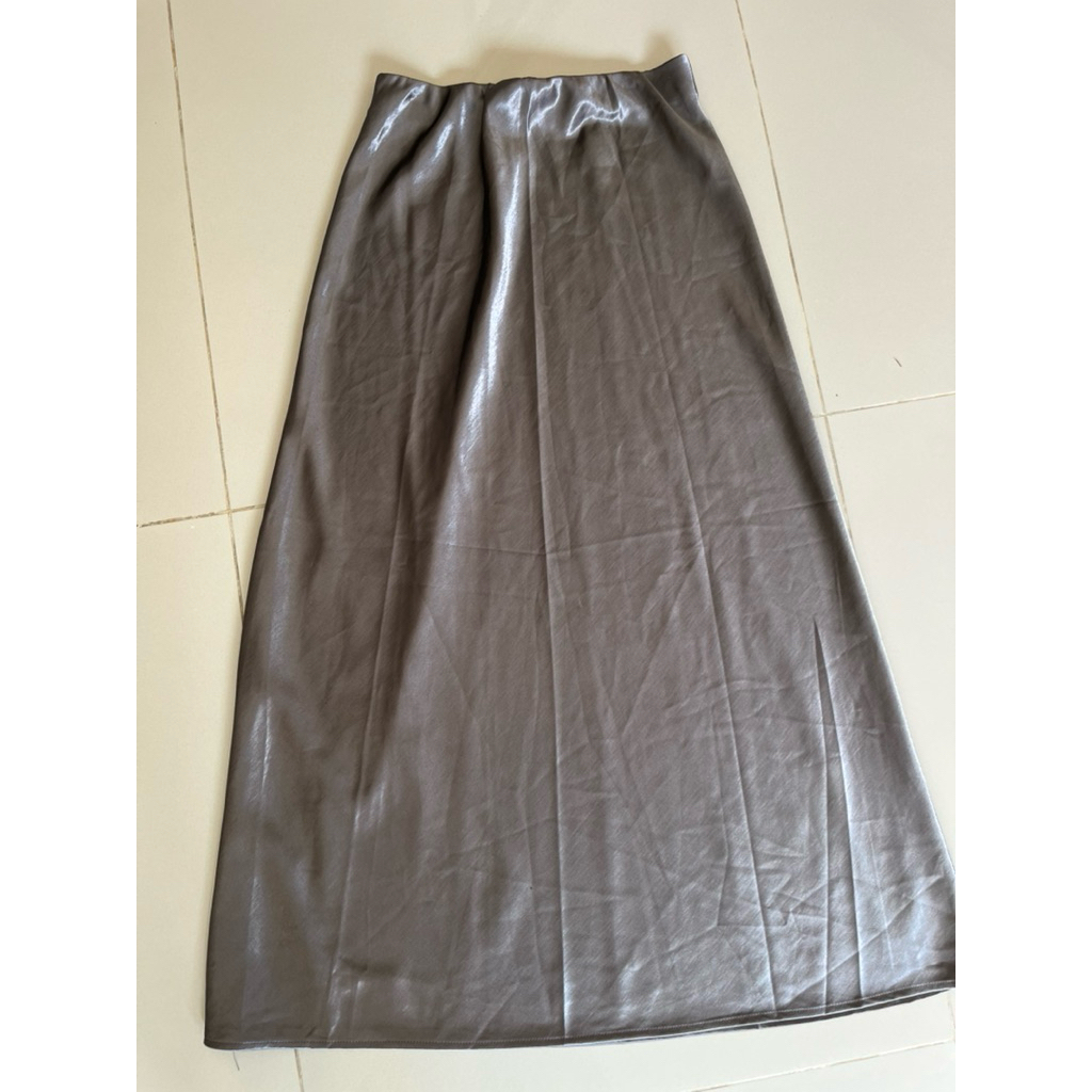 rok satin branded/rok satin maxi/rok satin panjang