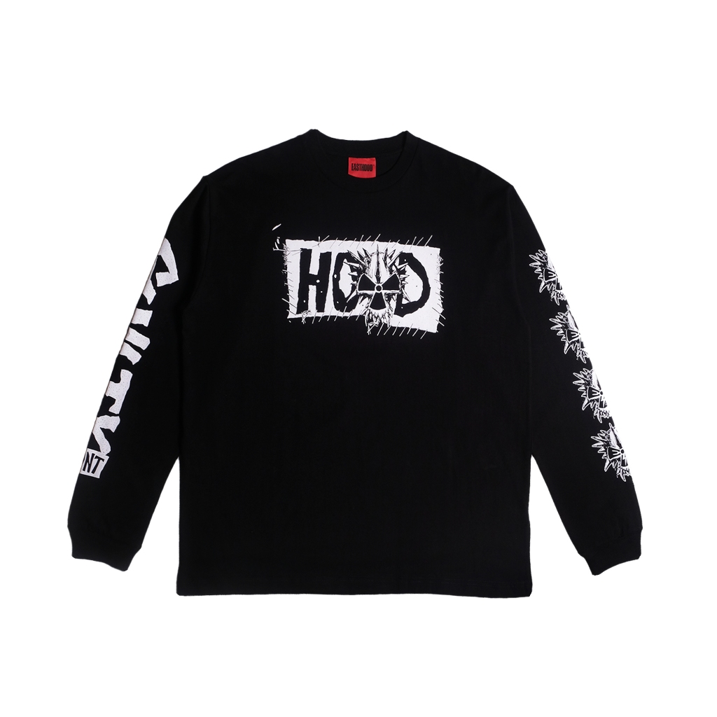 Easthood Corrosion Kaos Lengan Panjang Hitam