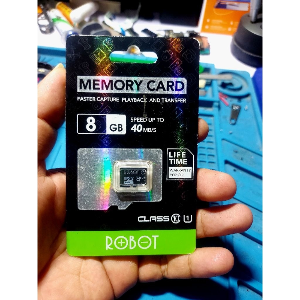 Kartu Memory Hp Android Micro SD 8 GB Robot