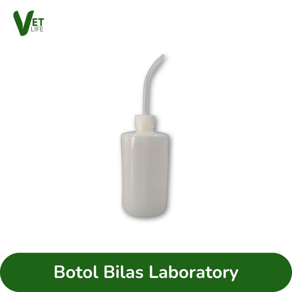 Botol Semprot Plastik 500ml LDPE - Alat Takar Pakan Benih Udang & Botol Lab