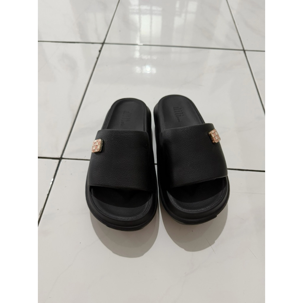 Sandal Selop Tinggi Karet