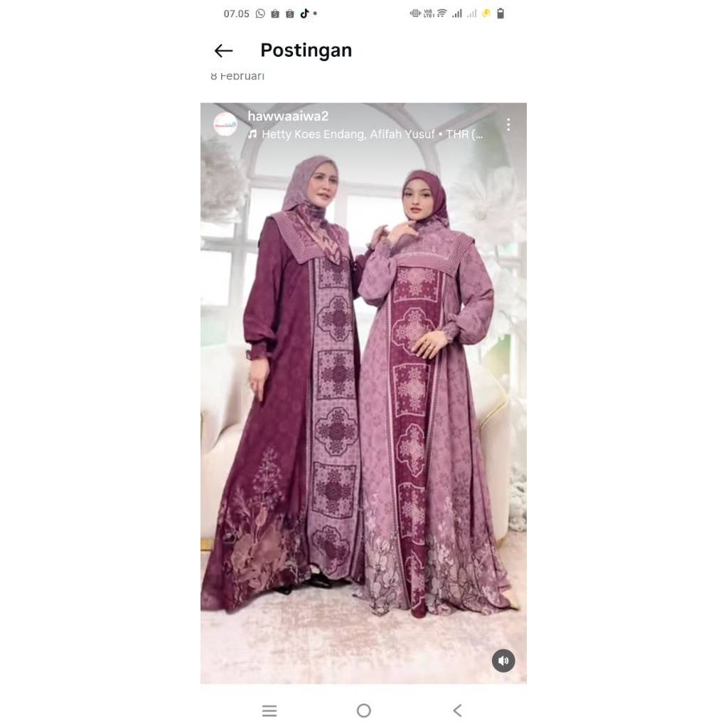 Gamis Hawwa Aiwa Original